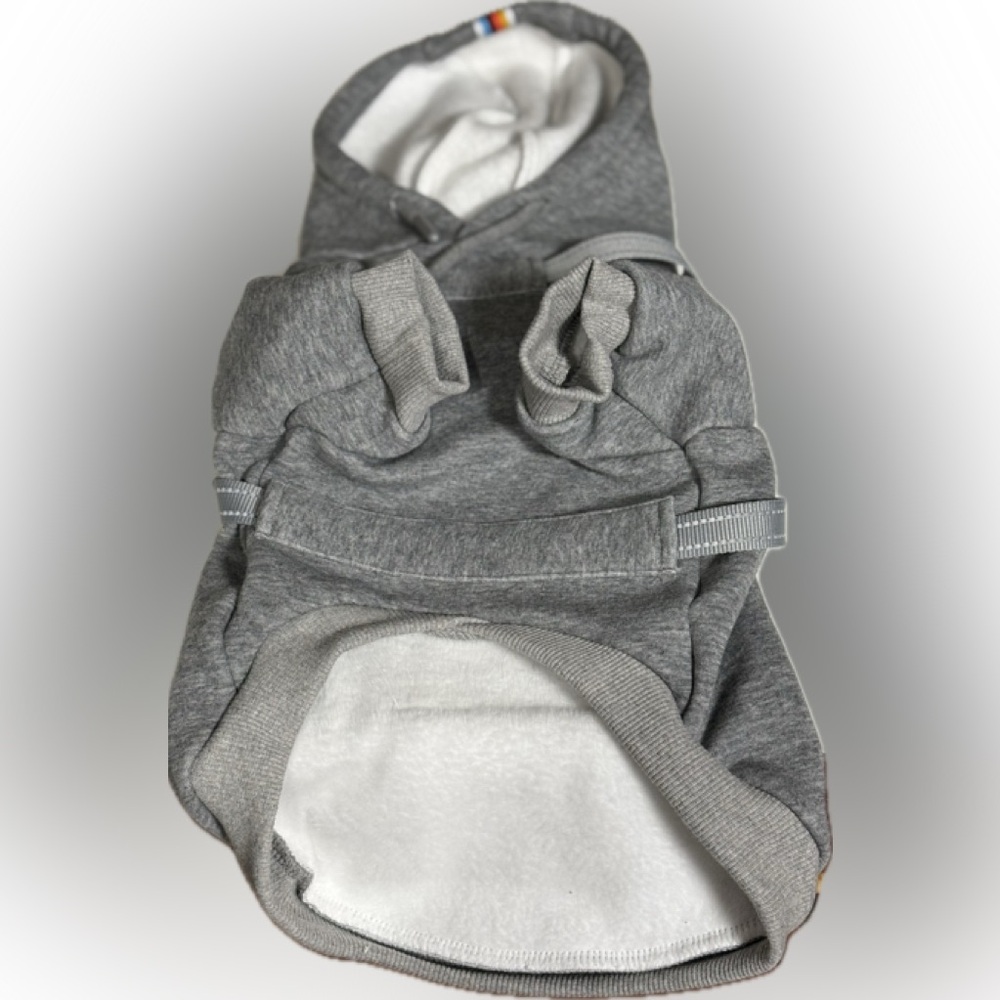 Furmate Dog Hoodie with Harness size L